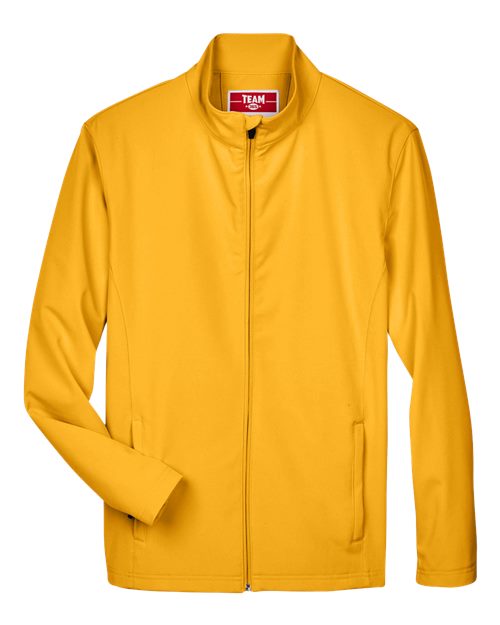 Team 365 TT80, Men's Leader Soft Shell Jacket, Sport Athletic Gold