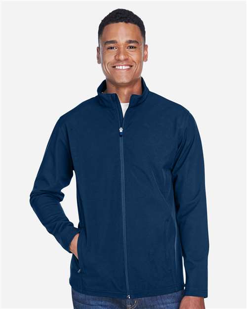 Team 365 TT80, Men's Leader Soft Shell Jacket, Sport Dark Navy