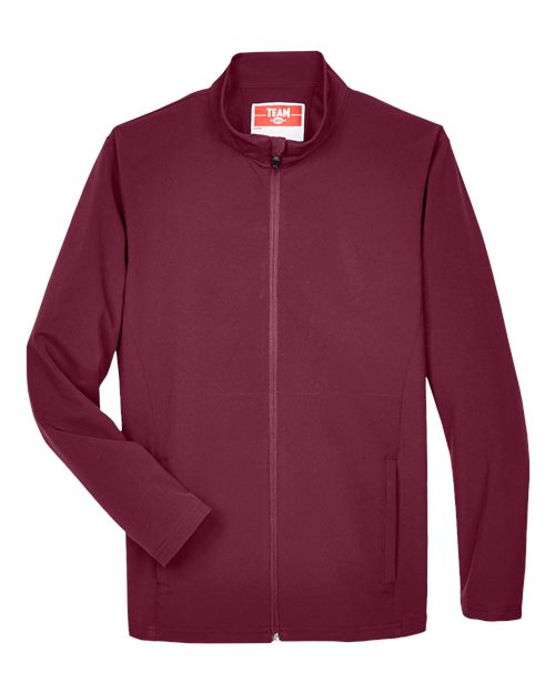 Team 365 TT80, Men's Leader Soft Shell Jacket, Sport Maroon