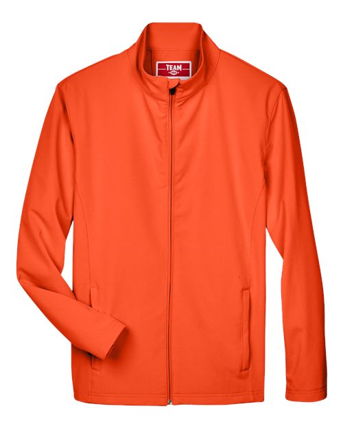Team 365 TT80, Men's Leader Soft Shell Jacket, Sport Orange