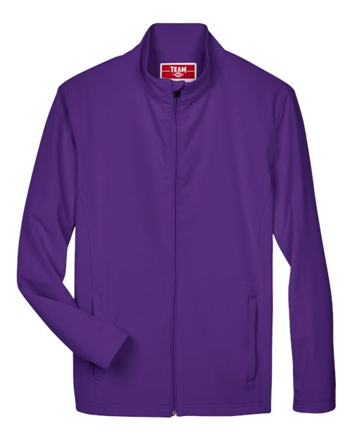 Team 365 TT80, Men's Leader Soft Shell Jacket, Sport Purple