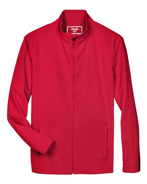 Team 365 TT80, Men's Leader Soft Shell Jacket, Sport Red