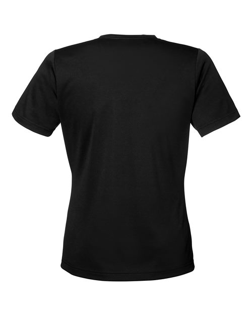 Team 365 TT15W, Women's Zone Performance Mesh T-shirt, Black
