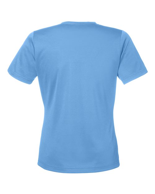 Team 365 TT15W, Women's Zone Performance Mesh T-shirt, Sport Light Blue