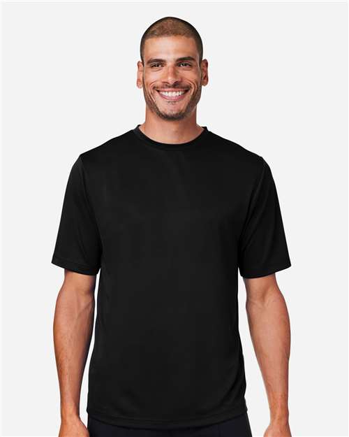 Men's Zone Performance Mesh T-Shirt - Black - - 13834 Black 4-4.9 oz 686D9 AB Exclusive Brands CA New ab Crewneck Explore School & Team - Coaches Explore School & Team - Teams Explore School & Teams Mens & Unisex Moisture-Management New New AB Polyester - 100% S&S Exclusive Brands Safety Short Sleeves T-Shirts T-Shirts - Premium Team 365 Tops TT15