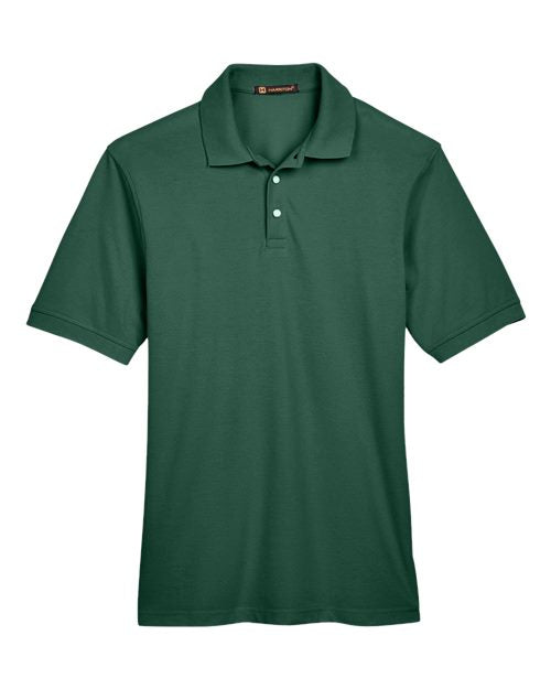 Harriton M265, Men's Easy Blend Polo, Hunter