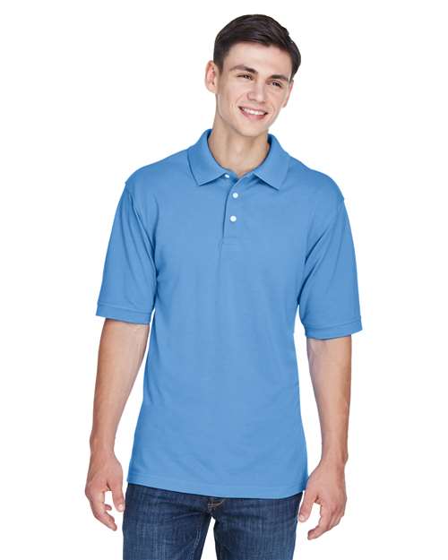 Men's Easy Blend™ Polo - - 13836 Light College Blue 2025 Polo Guide 2025 Polo Guide Uniforms 2025 Polo Guide Uniforms - Workwear & Industrial 203B9 AB Exclusive Brands Back to School 2025 CA CA New ab Cotton Harriton M265 Mens & Unisex New AB Pique Playbook - Retail & Lifestyle Playbook - Retail & Lifestyle Summer Travel Playbook Summer to School Polos Polos & Knits Polyester S&S Deep Deals S&S Exclusive Brands Short Sleeves Side Seams Sport Shirts Tops