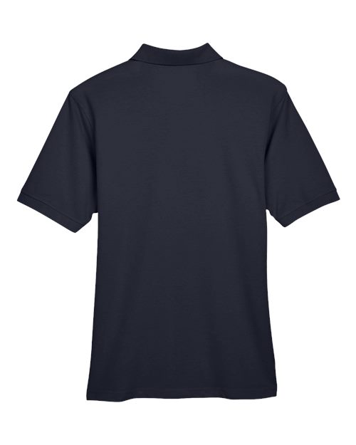Harriton M265, Men's Easy Blend Polo, Navy