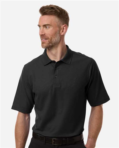 Men's Maverick CVC Pique Polo - Black -  - 13838 - Toronto Screen Printing- Color