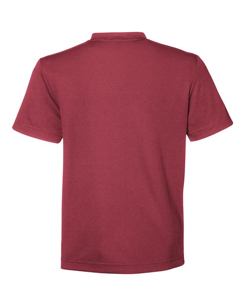 Team 365 TT15Y, Youth Zone Performance Mesh T-shirt, Sport Maroon