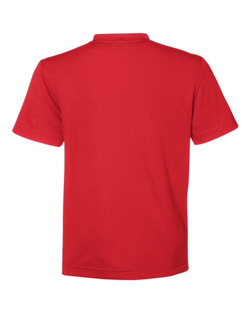 Team 365 TT15Y, Youth Zone Performance Mesh T-shirt, Sport Red