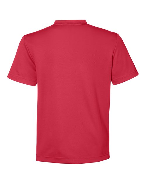 Team 365 TT15Y, Youth Zone Performance Mesh T-shirt, Sport Scarlet Red