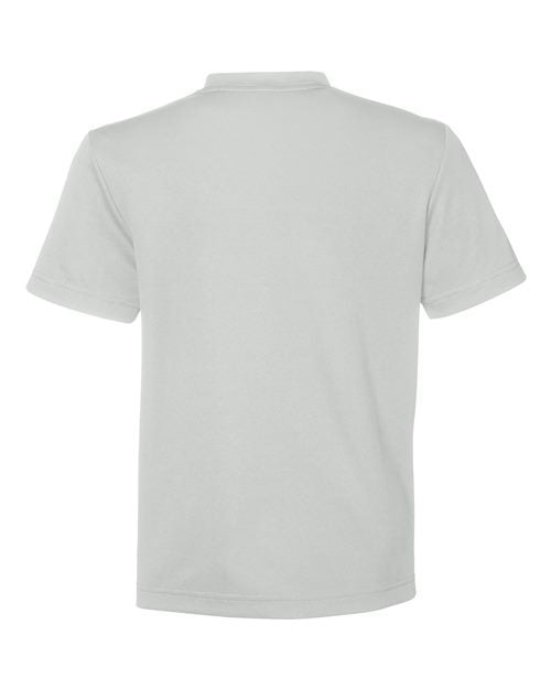 Team 365 TT15Y, Youth Zone Performance Mesh T-shirt, Sport Silver