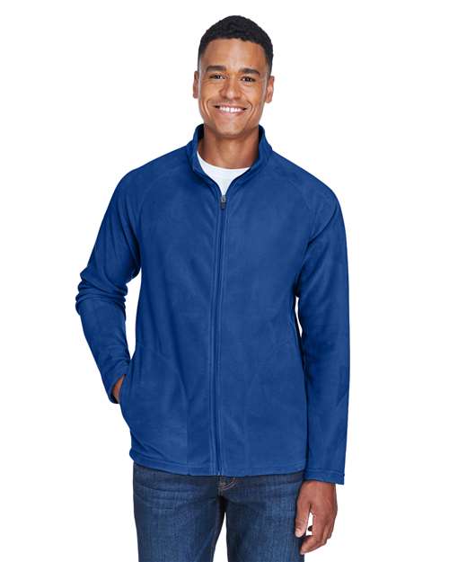 Men's Campus Microfleece Jacket - - 13840 Sport Royal 751D9 AB Exclusive Brands Activewear CA New ab Full-Zips Jackets Mens & Unisex New AB Outerwear S&S Deep Deals S&S Exclusive Brands Team 365 TT90 Zips