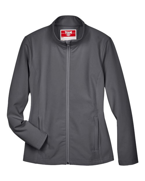 Team 365 TT80W, Women's Leader Soft Shell Jacket, Sport Graphite