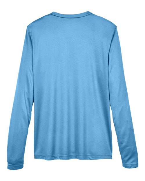 Team 365 TT11WL, Women's Zone Performance Long Sleeve T-shirt, Sport Light Blue