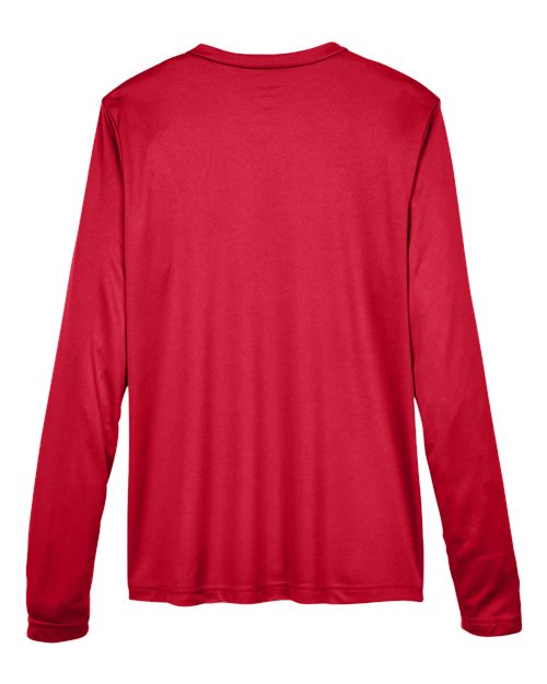 Team 365 TT11WL, Women's Zone Performance Long Sleeve T-shirt, Sport Red