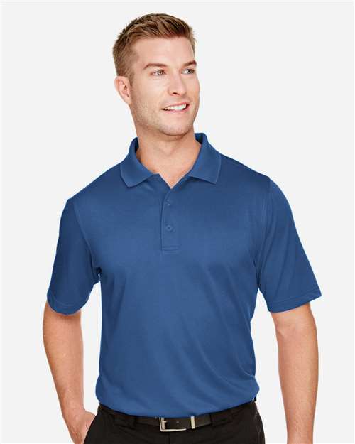Harriton M348, Men's Advantage Snag Protection Plus Polo, Pool Blue