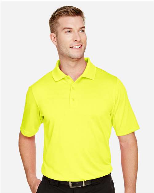 Harriton M348, Men's Advantage Snag Protection Plus Polo, Safety Yellow