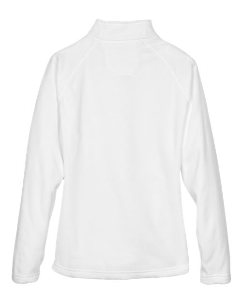 Team 365 TT90W, Women's Campus Microfleece Jacket, White