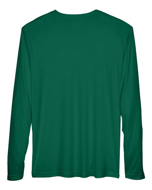 Team 365 TT11L, Men's Zone Performance Long Sleeve T-shirt, Sport Forest