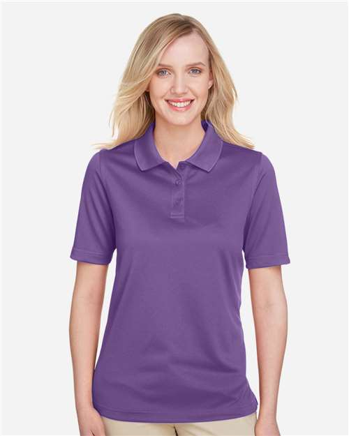 Harriton M348W, Women's Advantage Snag Protection Plus Polo, Team Purple