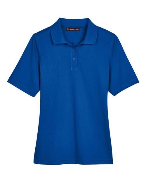 Harriton M348W, Women's Advantage Snag Protection Plus Polo, True Royal