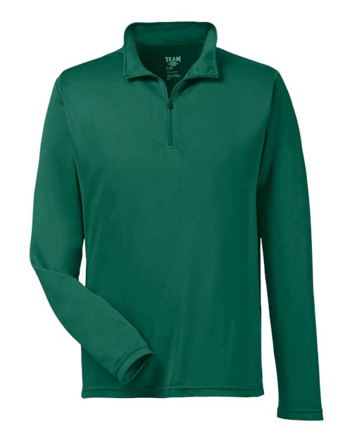 Team 365 TT31, Men's Zone Performance Quarter-zip Pullover, Sport Forest