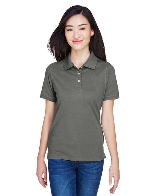 Women's Easy Blend Polo - - 13861 Charcoal 2025 Polo Guide 2025 Polo Guide Uniforms 2025 Polo Guide Uniforms - Workwear & Industrial 207B9 AB Exclusive Brands Back to School 2025 CA CA New ab Cotton Harriton M265W New AB Pique Playbook - Resort Playbook - Resort Summer Gift Shop Playbook Summer to School Polos Polos & Knits Polyester S&S Deep Deals S&S Exclusive Brands Short Sleeves Side Seams Sport Shirts Tops Womens
