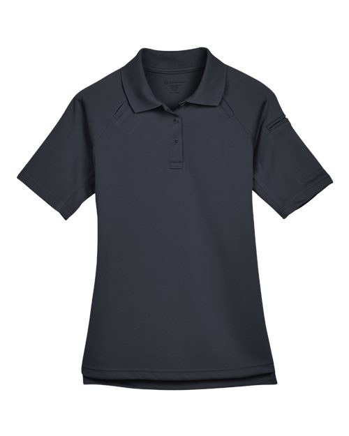 Harriton M211W, Women's Advantage Tactical Polo, Dark Charcoal