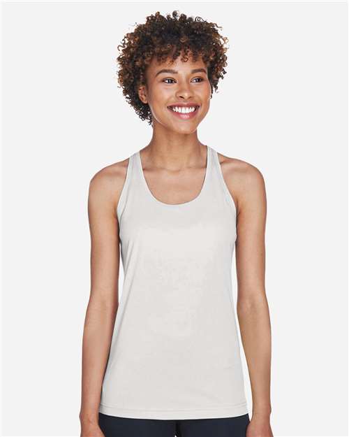 Team 365 TT11WRC, Women's Zone Performance Racerback Tank, Sport Silver
