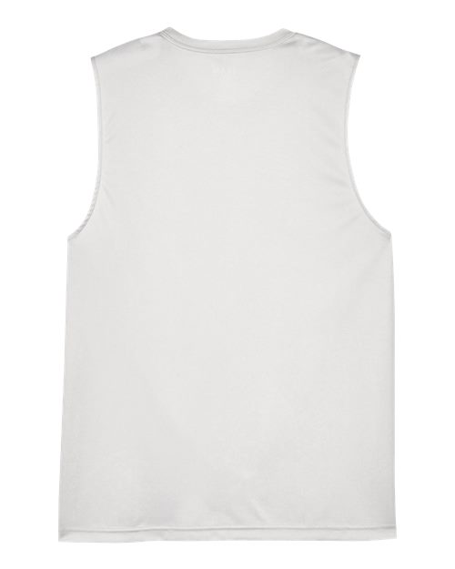 Team 365 TT11M, Men's Zone Performance Muscle T-shirt, Sport Silver