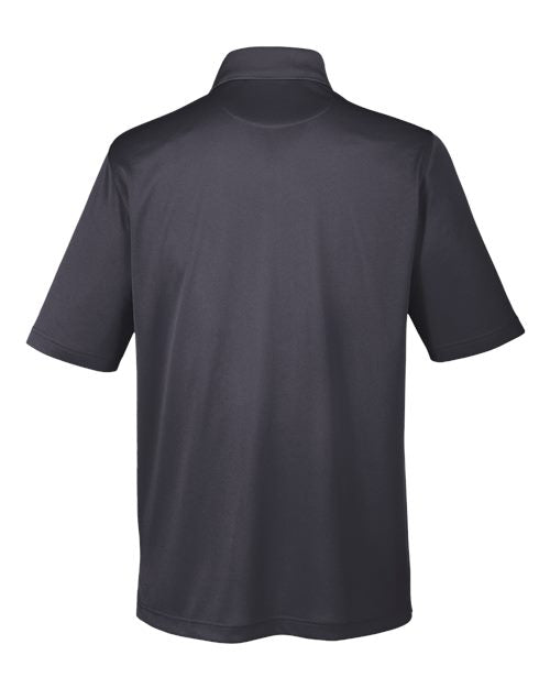 Harriton M348P, Men's Advantage Snag Protection Plus Il Pocket Polo, Dark Charcoal