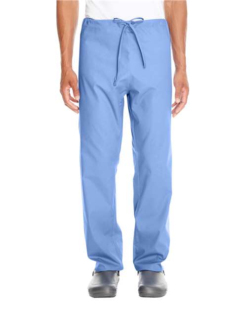 Unisex Restore Scrub Pants - - 13878 Ciel Blue 302B9 4-4.9 oz AB Exclusive Brands Adjustable Apparel Bottoms CA New ab Cotton Drawstring Everyday Hero Uniforming Explore Medical & Med Spa Explore Medical & Med Spa Staff Uniforms Harriton M898 Medical Mens & Unisex New AB Pants Personal Protection Pockets Polyester S&S Exclusive Brands Safety Scrubs Workwear
