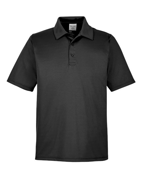 Team 365 TT51, Men's Zone Performance Polo, Black