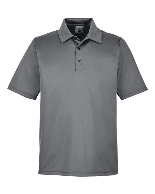 Team 365 TT51, Men's Zone Performance Polo, Sport Graphite
