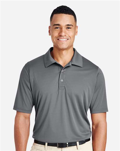 Team 365 TT51, Men's Zone Performance Polo, Sport Graphite