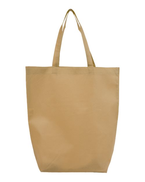 Non-Woven Gusset Bottom Tote - - 12227 2025 Hats and Bags 26195 Accessories Bags Mens & Unisex Q-Tees Q1251 Recycled S&S Exclusive Brands Totes