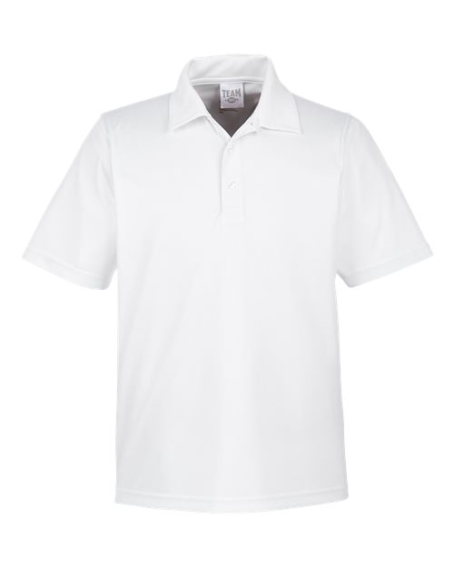 Team 365 TT51, Men's Zone Performance Polo, White