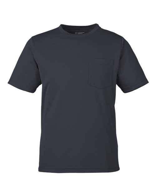 Harriton M118, Unisex Charge Snag And Soil Protect T-shirt, Dark Charcoal