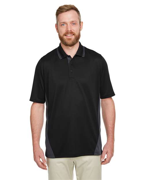 Men's Flash Snag Protection Plus IL Colorblock Polo - - 13887 Black Dark Charcoal 226B9 6-6.9 oz AB Exclusive Brands Antimicrobial CA New ab Explore Industrial & Workwear Explore Industrial & Workwear - In the Field Harriton M386 Mens & Unisex Moisture-Management New AB Performance Polos Polos & Knits Polyester - 100% S&S Exclusive Brands Short Sleeves Snag Resistant Sport Shirts Sun/UV Protection Tops