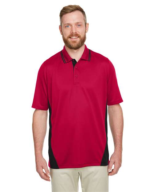 Men's Flash Snag Protection Plus IL Colorblock Polo - - 13887 Red Black 226B9 6-6.9 oz AB Exclusive Brands Antimicrobial CA New ab Explore Industrial & Workwear Explore Industrial & Workwear - In the Field Harriton M386 Mens & Unisex Moisture-Management New AB Performance Polos Polos & Knits Polyester - 100% S&S Exclusive Brands Short Sleeves Snag Resistant Sport Shirts Sun/UV Protection Tops