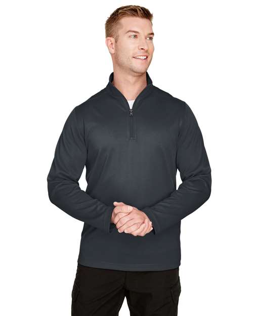 Men's Advantage Snag Protection Plus Quarter-Zip Pullover - - 13889 Dark Charcoal 288B9 6-6.9 oz AB Exclusive Brands Antimicrobial CA New ab Harriton Knit Long Sleeves M748 Mens & Unisex Moisture-Management New AB Performance Playbook - School & Teams Playbook - School & Teams Summer Break Playbook Summer to School Polos & Knits Polyester - 100% Pullovers Quarter-Zips S&S Exclusive Brands Snag Resistant Sun/UV Protection Tops Workwear Zips