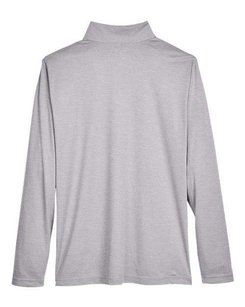 Team 365 TT31H, Men's Zone Sonic Heather Performance Quarter-zip Pullover, Athletic Heather