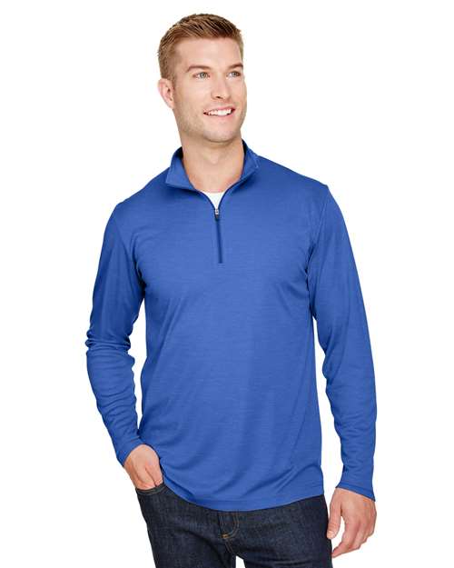 Men's Zone Sonic Heather Performance Quarter-Zip Pullover - - 13900 Sport Royal Heather 3-3.9 oz 701D9 AB Exclusive Brands Activewear Back to School 2025 CA CA New ab Long Sleeves Mens & Unisex Moisture-Management New AB Performance Polos & Knits Polyester - 100% Pullovers Quarter-Zips S&S Exclusive Brands Sun/UV Protection Team 365 Tops TT31H Zips