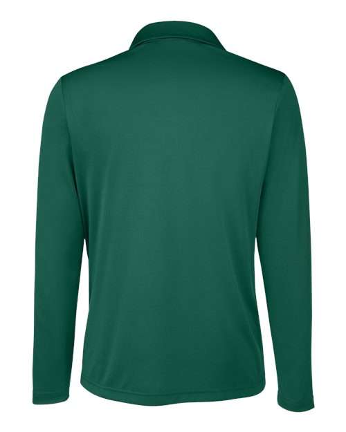 Team 365 TT51LW, Women's Zone Performance Long Sleeve Polo, Sport Forest