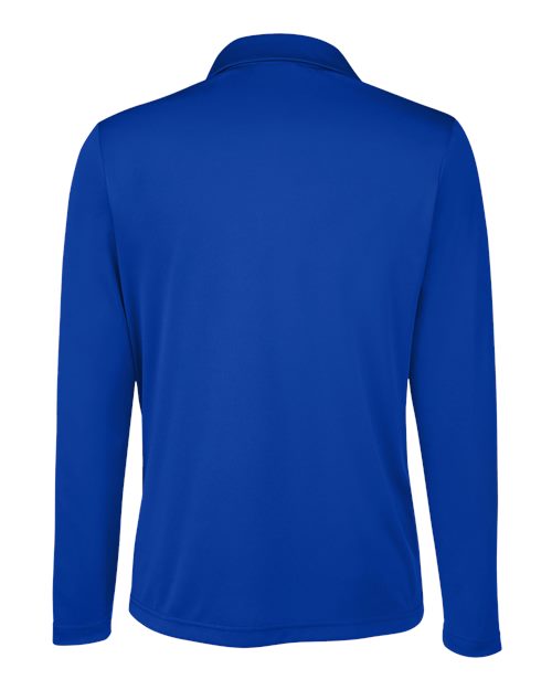 Team 365 TT51LW, Women's Zone Performance Long Sleeve Polo, Sport Royal