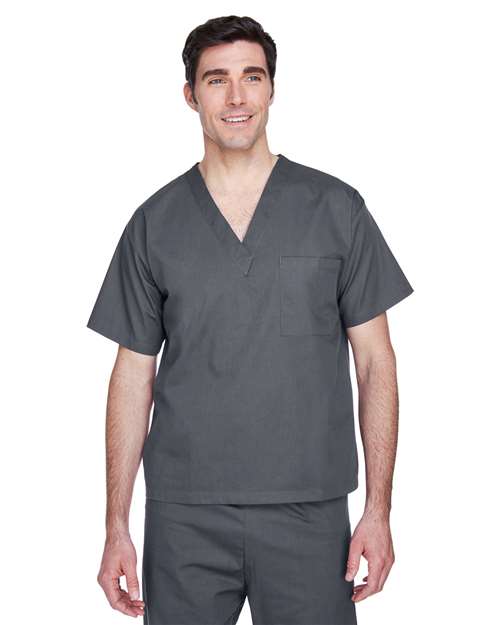 Unisex Restore Scrub Top - - 13906 Dark Charcoal 301B9 4-4.9 oz AB Exclusive Brands Apparel CA New ab Cotton Everyday Hero Uniforming Explore Medical & Med Spa Explore Medical & Med Spa Staff Uniforms Harriton M897 Medical Mens & Unisex New AB Personal Protection Pockets Polyester - 100% Pullovers S&S Exclusive Brands Safety Scrubs Short Sleeves Tops V-Neck Workwear