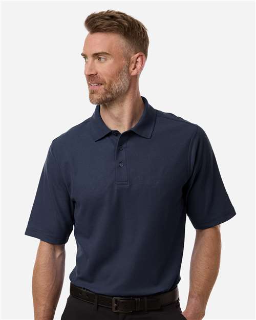 Men's Tall Maverick CVC Pique Polo - - 13914 Dark Navy 186B9 5-5.9 oz AB Exclusive Brands Apparel CA New ab Cotton Harriton M105T Mens & Unisex New AB Pique Polos Polos & Knits Polyester Short Sleeves Sport Shirts Sun/UV Protection Tear Away Tops