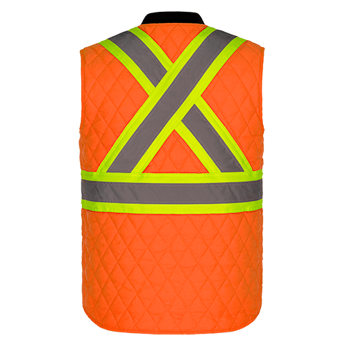 L01225 - Mack - Hi-Vis Quilted Vest 1225 adult CX2 Hi-Vis mens